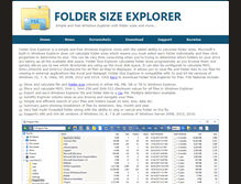 Tablet Screenshot of folder-size-explorer.com
